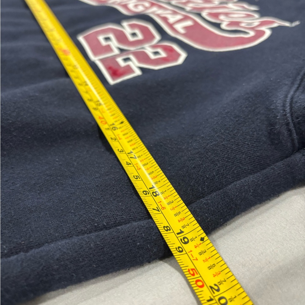 Dickies Navy Blue Pullover Hoodie With Red Accents - Picture 5 of 6